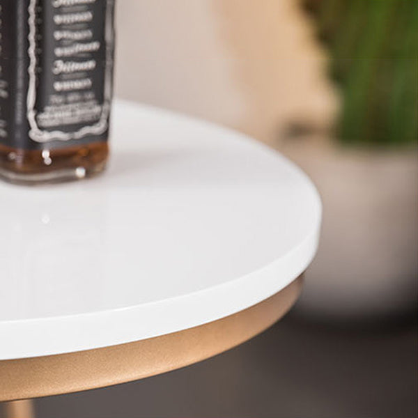 Modern Bar Table White Dining Table for Kitchen Living Room Coffee Room