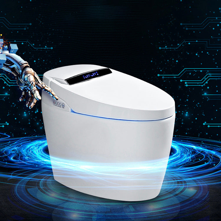Modern Concealed Tank Toilet Bowl Siphon Jet Toilet with Slow Close Seat for Bathroom