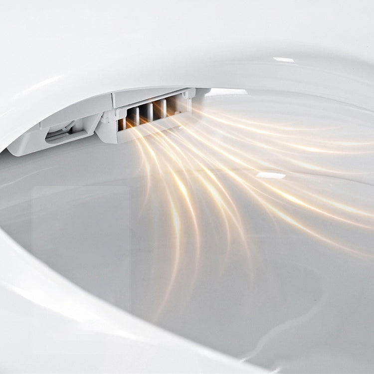 Modern Concealed Tank Toilet Bowl Siphon Jet Toilet with Slow Close Seat for Bathroom