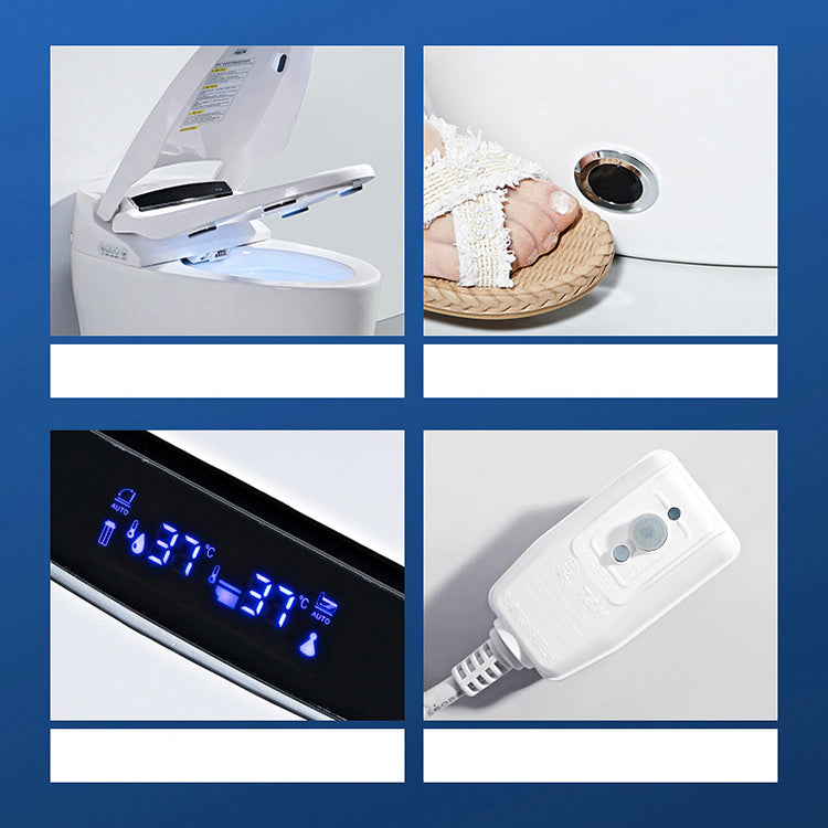 Modern Concealed Tank Toilet Bowl Siphon Jet Toilet with Slow Close Seat for Bathroom