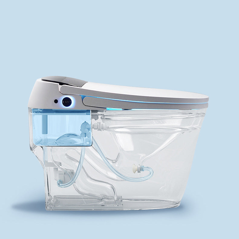 Modern Toilet Bowl Siphon Jet Concealed Tank Toilet with Seat for Bathroom