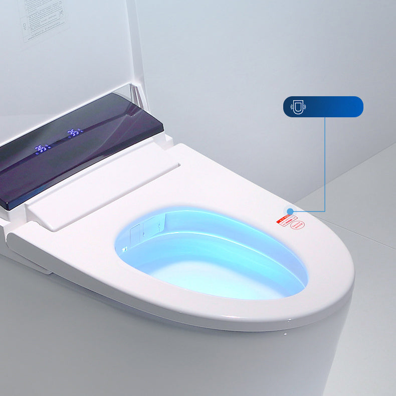 Modern Toilet Bowl Siphon Jet Concealed Tank Toilet with Seat for Bathroom