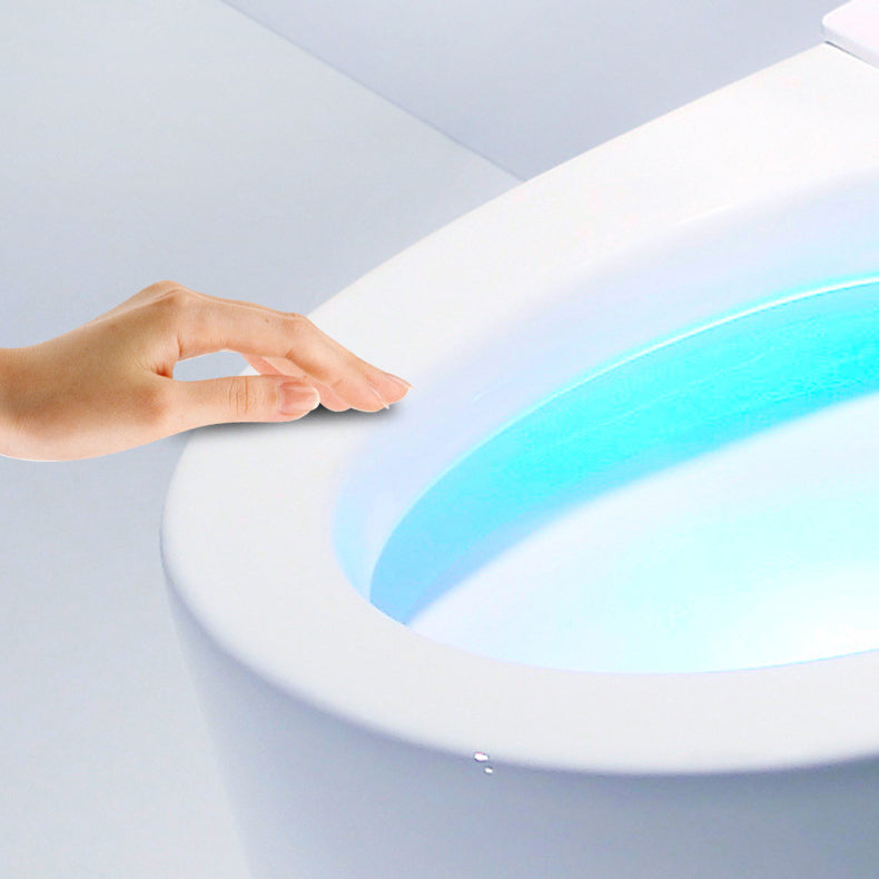 Modern Toilet Bowl Siphon Jet Concealed Tank Toilet with Seat for Bathroom