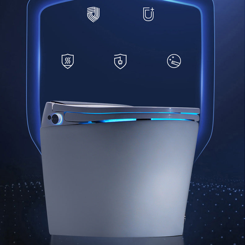 Modern Toilet Bowl Siphon Jet Concealed Tank Toilet with Seat for Bathroom