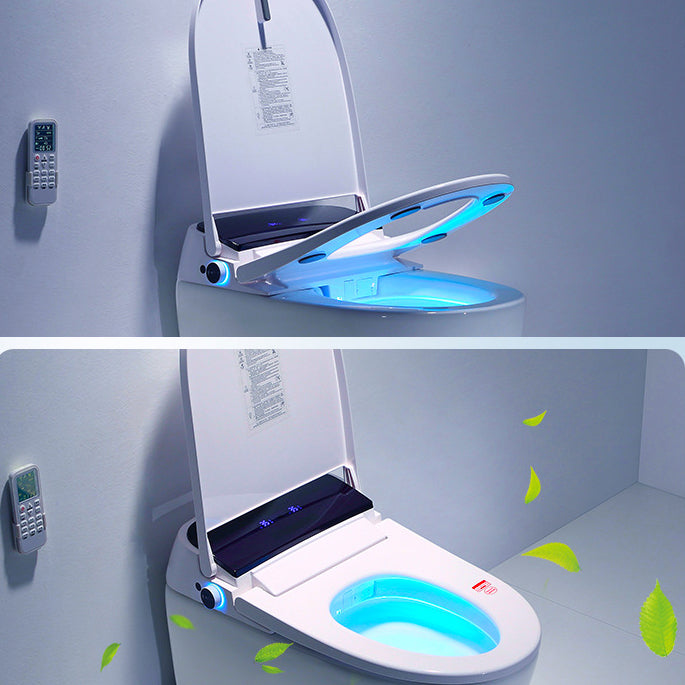 Modern Toilet Bowl Siphon Jet Concealed Tank Toilet with Seat for Bathroom
