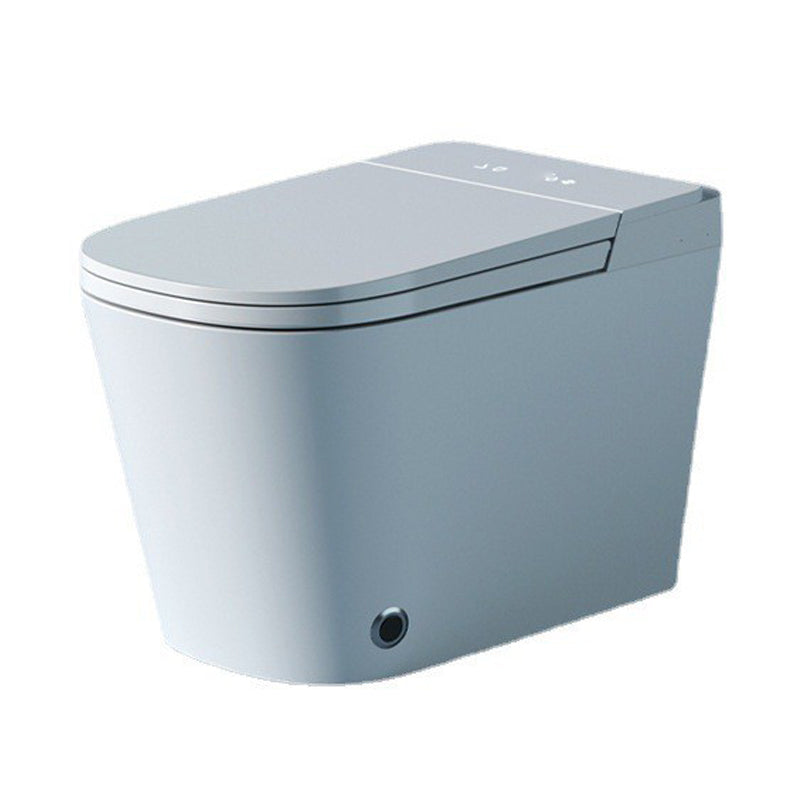 Modern Skirted Toilet Bowl Siphon Jet Toilet with Soft-Close Seat for Bathroom