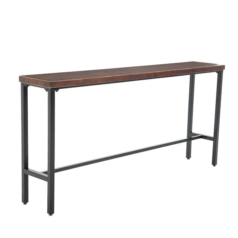 Industrial Bar Table Set 1/4 /9 Pieces Solid Wood Counter Table for Indoor