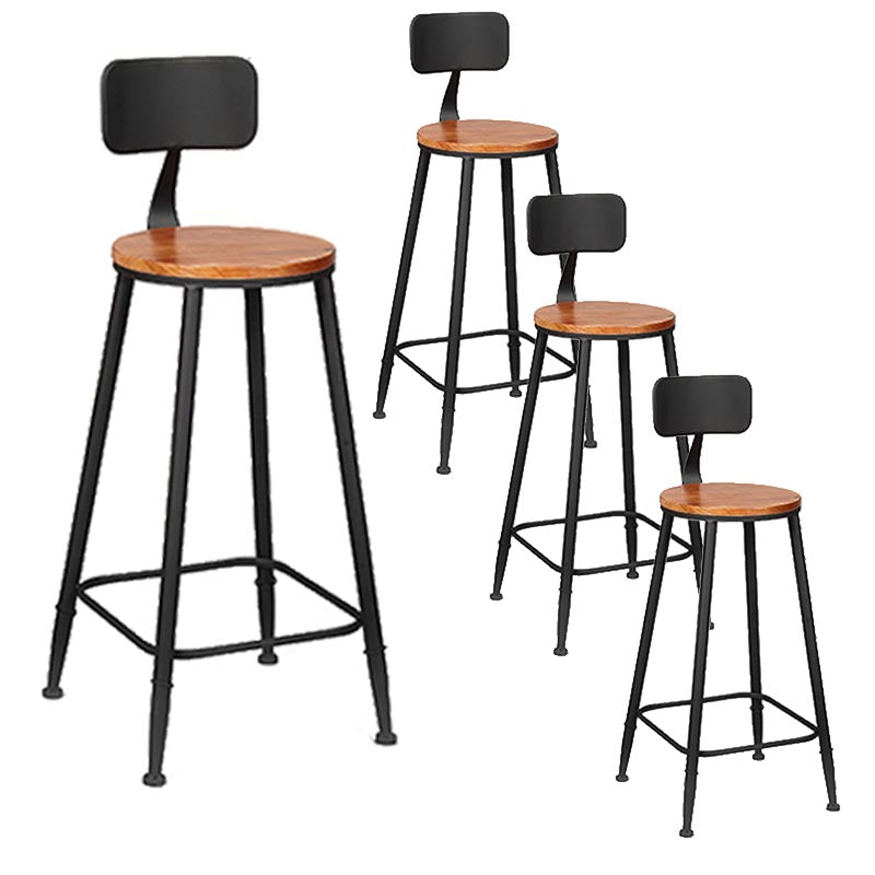 Industrial Bar Table Set 1/4 /9 Pieces Solid Wood Counter Table for Indoor