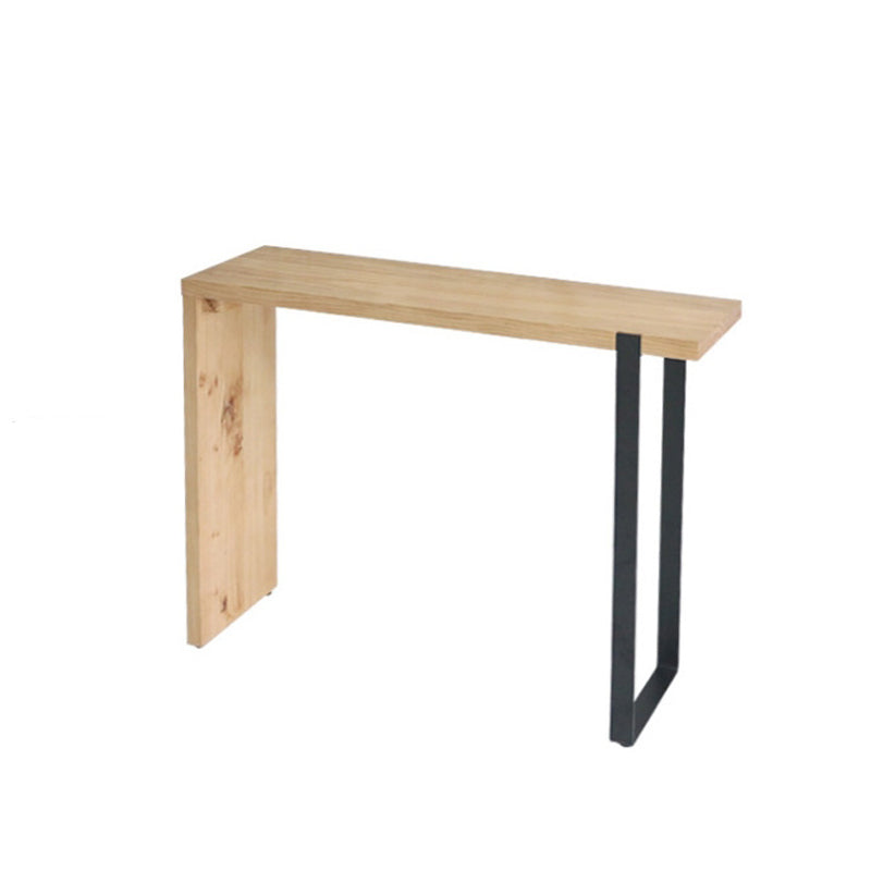 Modern Bar Table Set 1/2/3 Pieces Wooden Bar Table with High Wood Stools