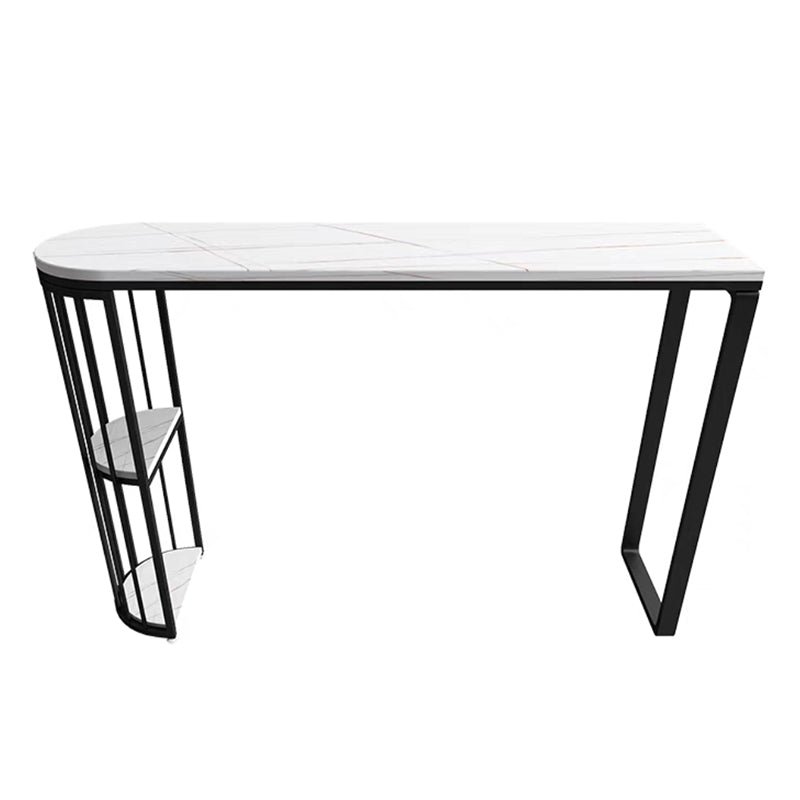 Sintered Stone Top Table Set 1/5 Pieces Modern Irregular Shape Pub Table Set