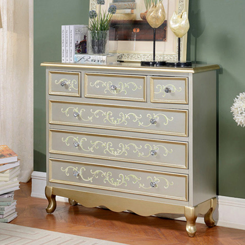 13.65/15.6 Inch W Coastal Dresser Solid Wood Storage Chest Dresser