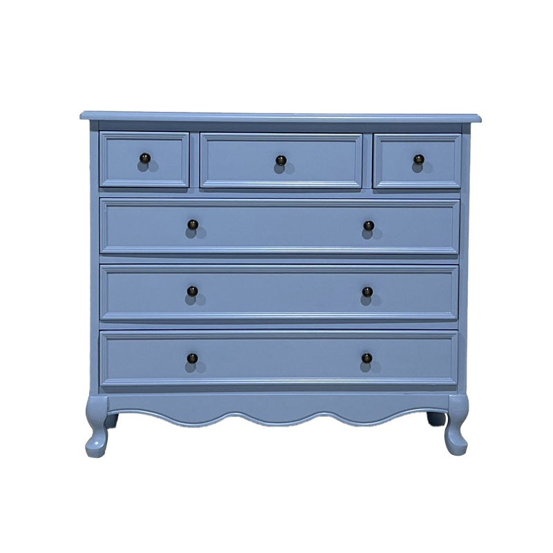 13.65/15.6 Inch W Coastal Dresser Solid Wood Storage Chest Dresser