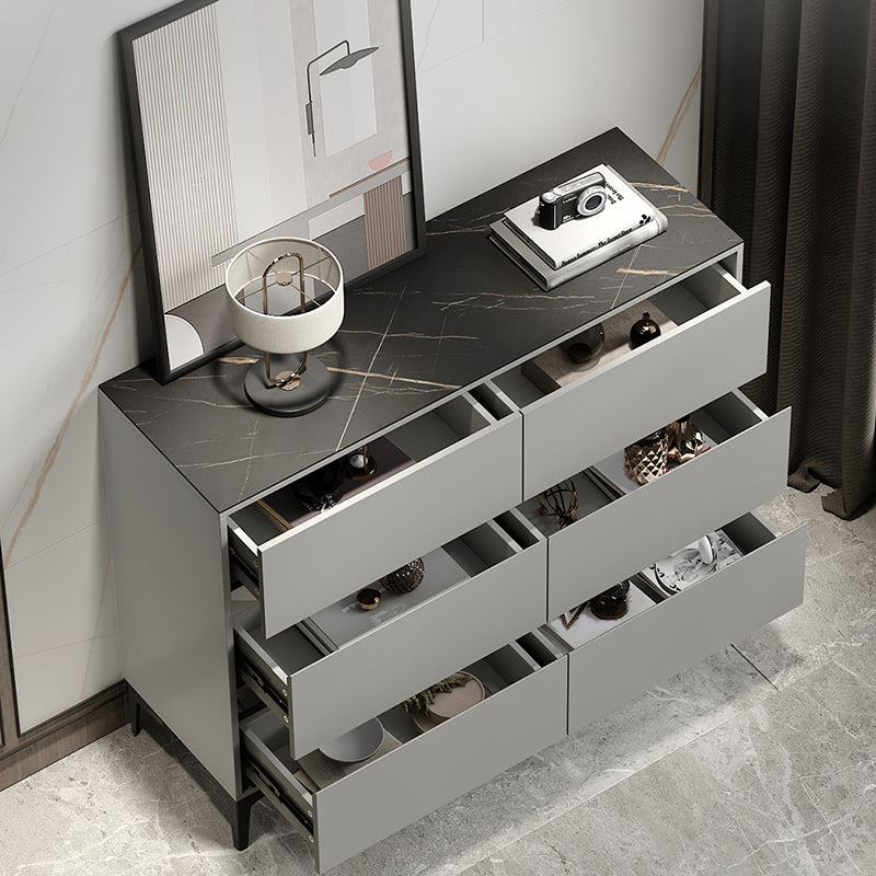 15.6-inch Width Modern Storage Chest Stone Storage Chest Dresser