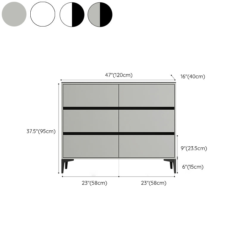 15.6-inch Width Modern Storage Chest Stone Storage Chest Dresser