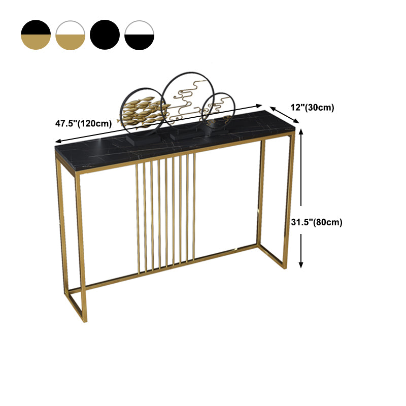 Modern Console Accent Table Antique Finish Console Sofa Table