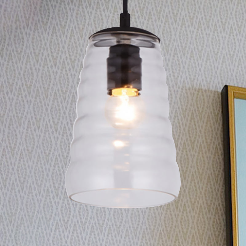 Bol / cylindrique / canne de soucoupe suspension moderniste moderniste / ambre vitre à volants