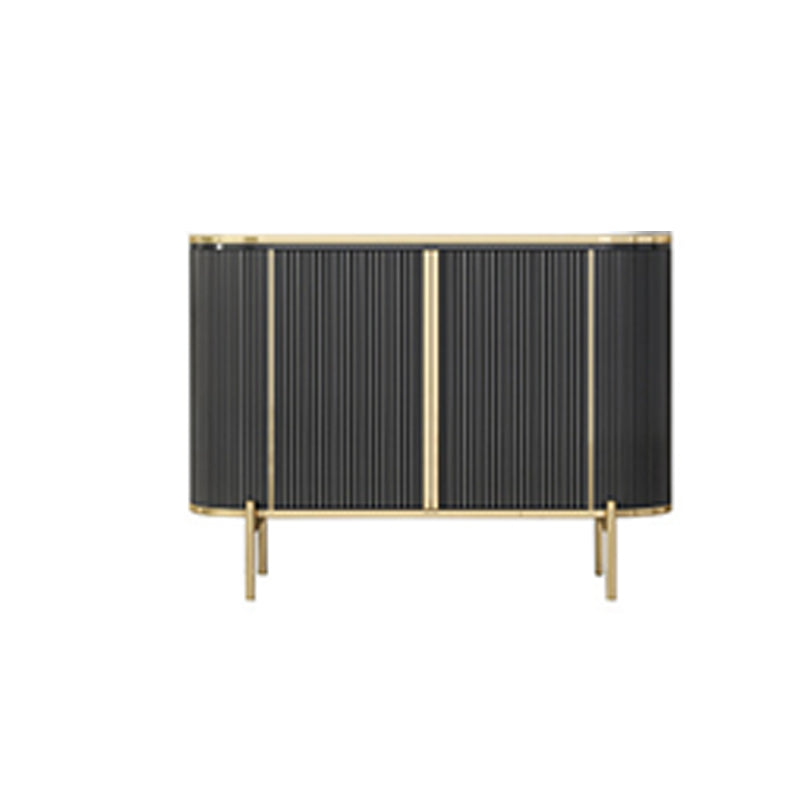Glam Buffet Sideboard Stone Cabinets Dining Buffet for Living Room