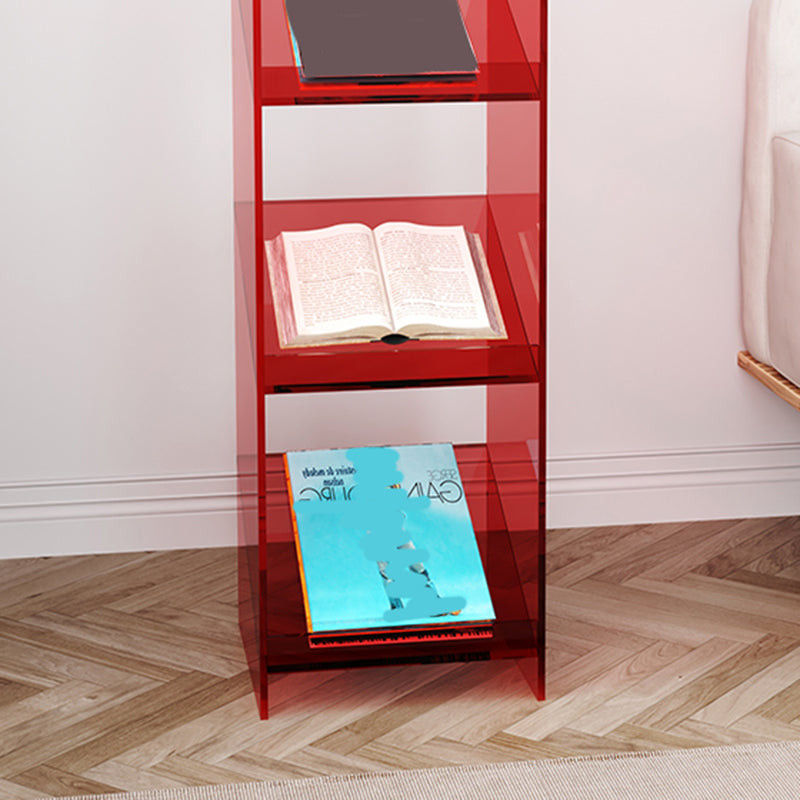 11" Wide Contemporary Bookshelf Open Back Shelves Included Bookcase