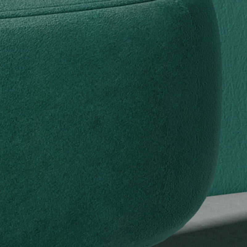 Contemporary Round Arm Sofa Tight BackCamel Back Standard Sofa