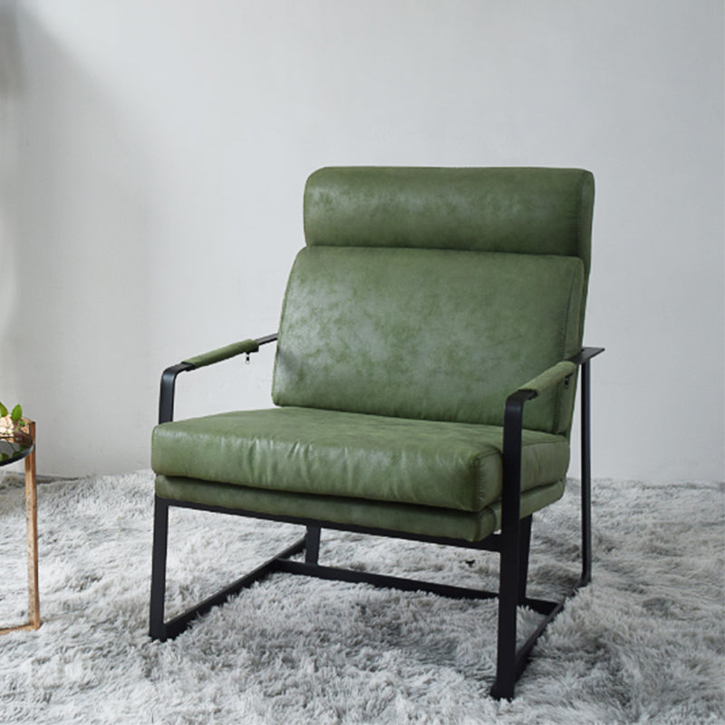 Square Arms Included Chair 31.49" Wide Armchair with Loose Back