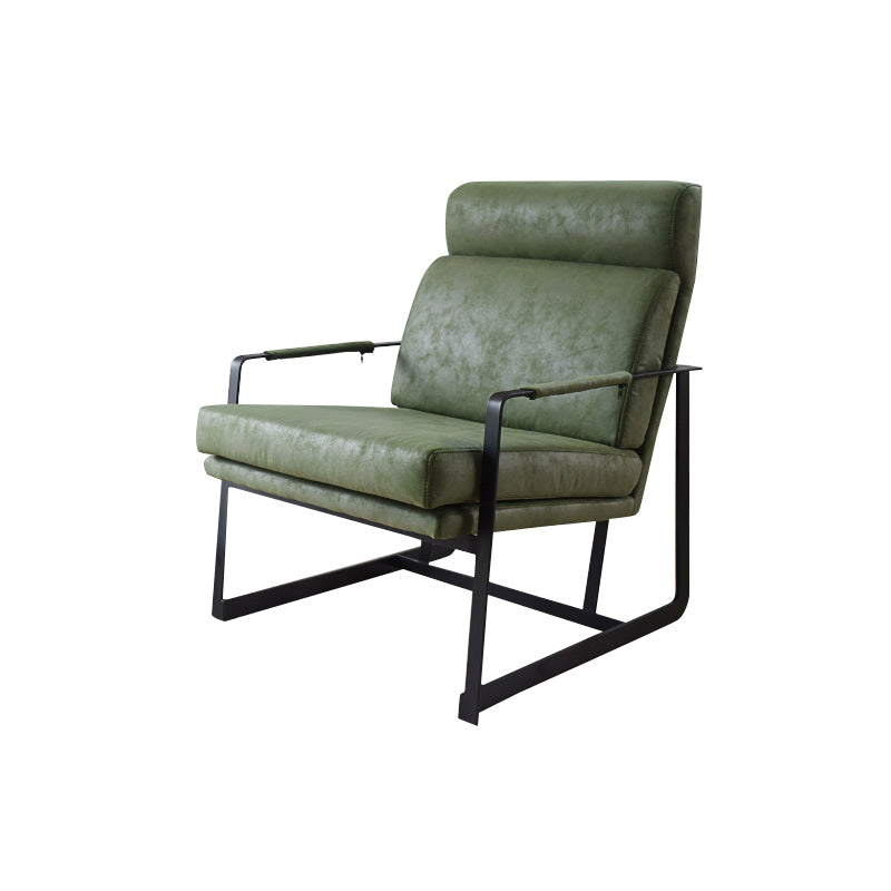 Square Arms Included Chair 31.49" Wide Armchair with Loose Back