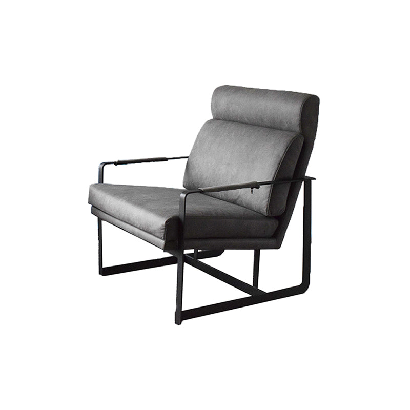 Square Arms Included Chair 31.49" Wide Armchair with Loose Back