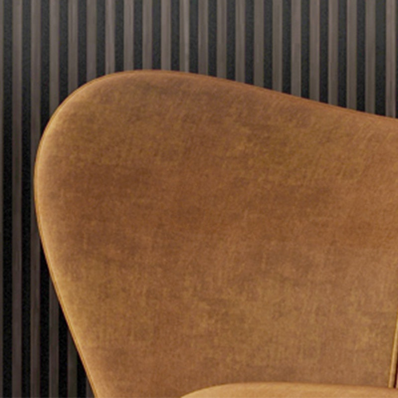 Velvet Accent Chair 33.85" Wide Armless Accent Room Chair for Living Room