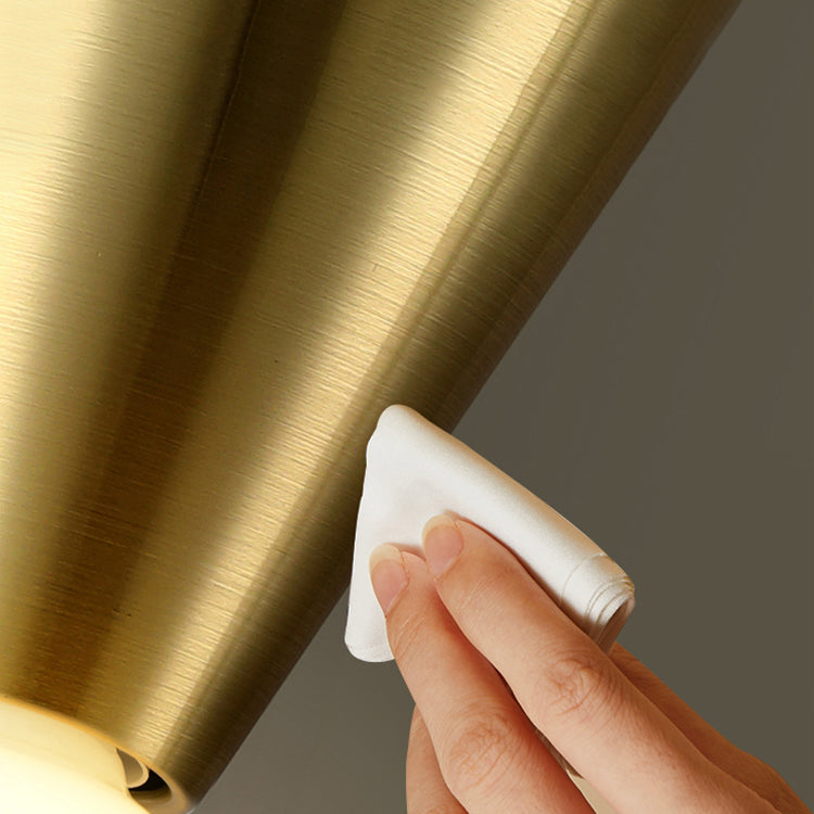 Glass Ball Shade Flush Mount in Black / Gold Brass Ceiling Flush