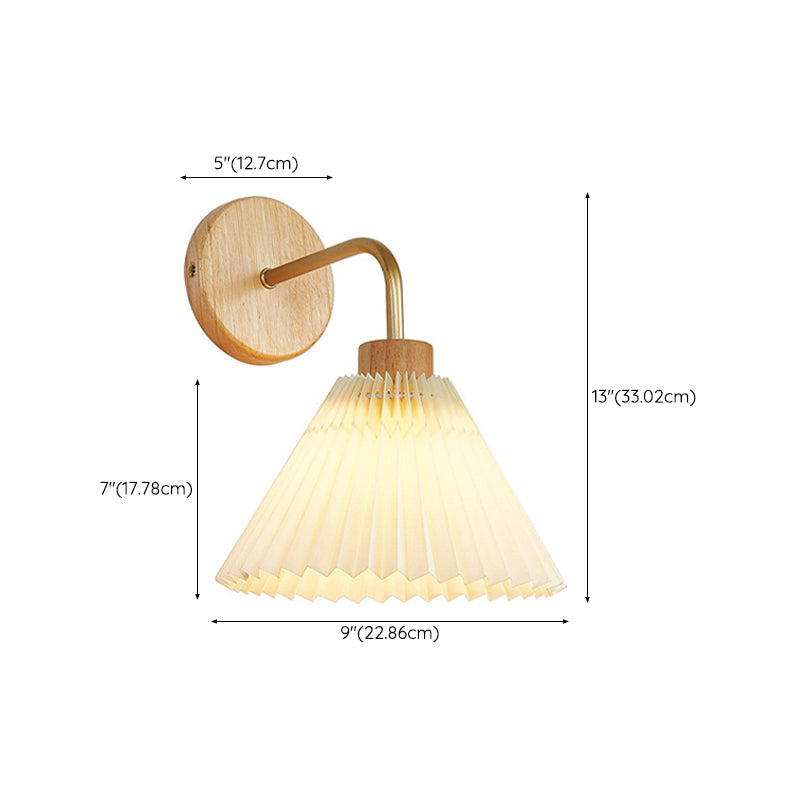 Modern Cone Shape Wall Mount Light Fixture 1 Light Wall Mounted Lighting