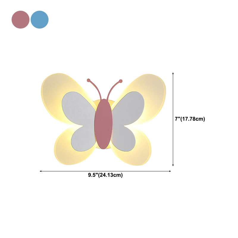 Modern Style Metallic Wall Light Creative LED Wall Light Sconce for Kids' Room