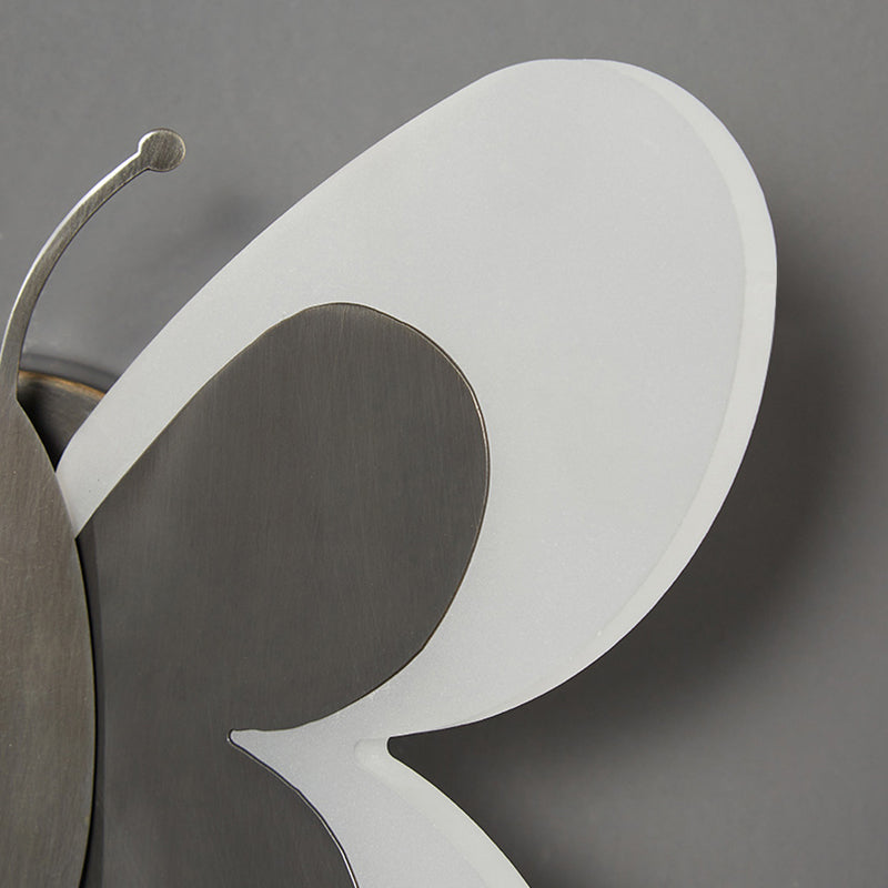 1-Light Geometric Wall Sconce Light Modern Metal Wall Sconce Lighting