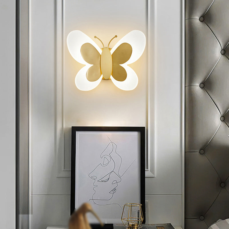 1-Light Geometric Wall Sconce Light Modern Metal Wall Sconce Lighting