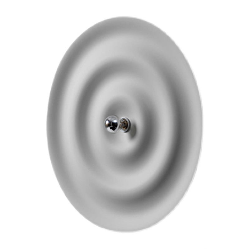 Modern Metal Wall Sconce Circular Shape Wall Light with Aluminum Shade for Bedroom