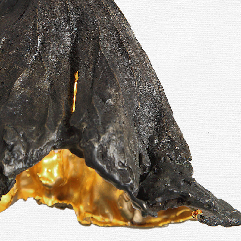 Modern Wall Sconce Flower Shape Wall Light with Metal Shade for Bedroom