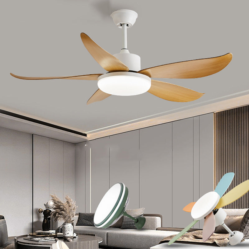 Simple Ceiling Fan Light Fixture Modern LED Ceiling Flush Mount for Kids' Room