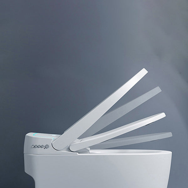 Concealed Tank Modern Toilet Heated Seat One-Piece Flush Toilet with Slow Close Seat