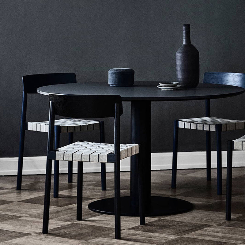 Modern Style Chairs Armless Dining Chairs with Wooden Legs for Kitchen