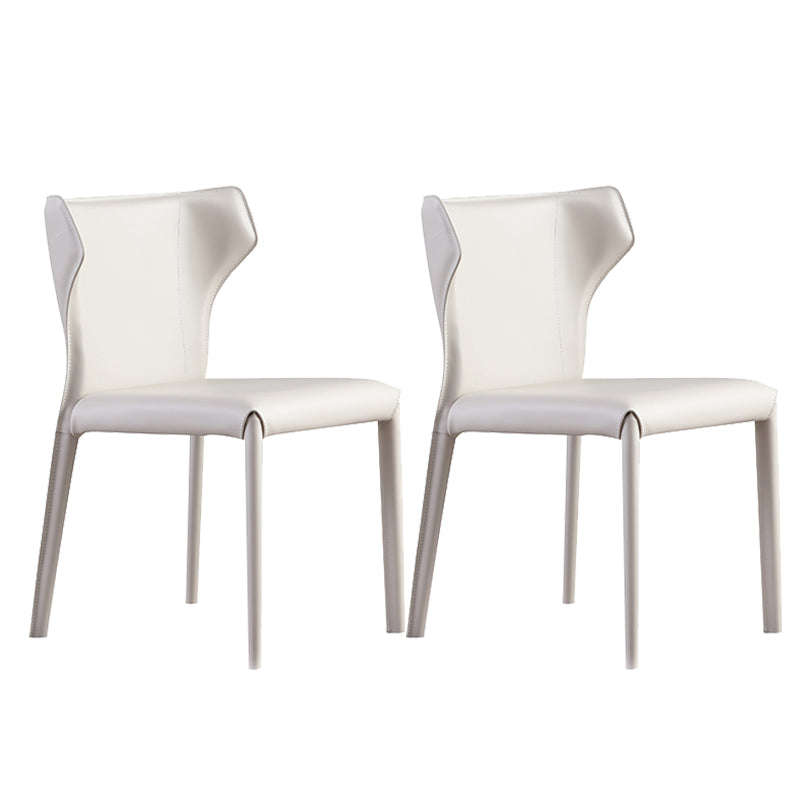 Upholstered Faux Leather Dining Chair Contemporary Dining Chair