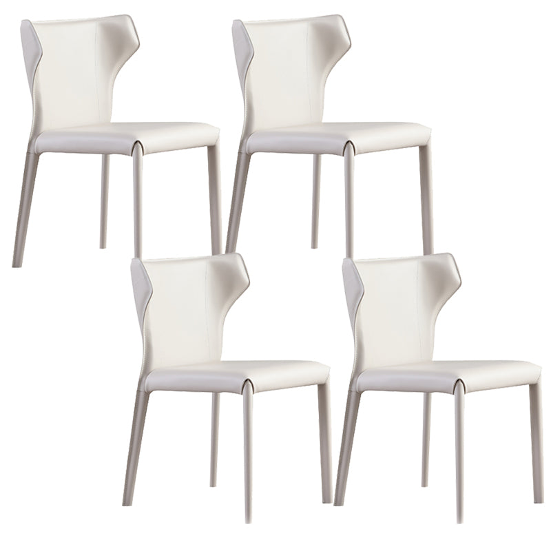 Upholstered Faux Leather Dining Chair Contemporary Dining Chair