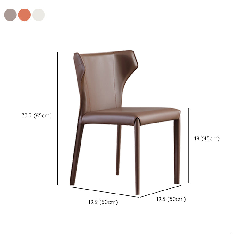 Upholstered Faux Leather Dining Chair Contemporary Dining Chair