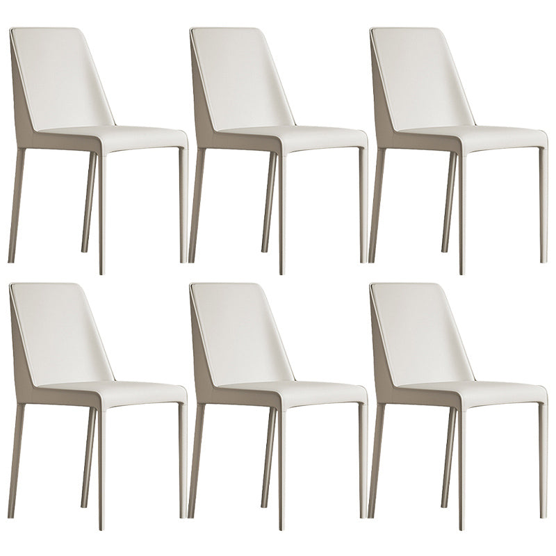 Contemporary Home Upholstered Side Chair Matte Finish Dining Chair