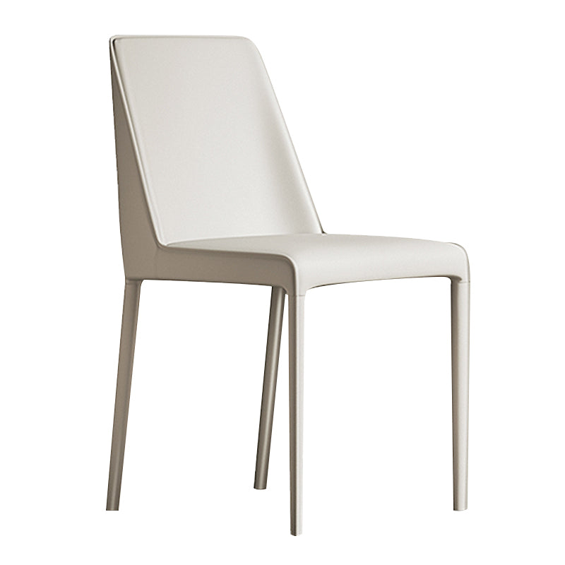 Contemporary Home Upholstered Side Chair Matte Finish Dining Chair