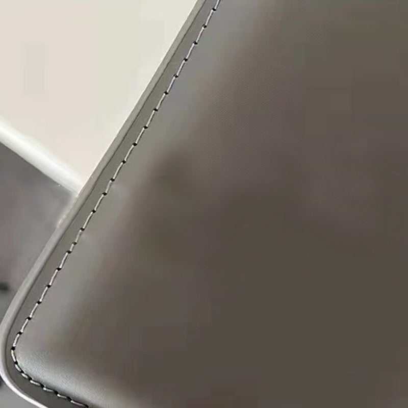 Contemporary Style Dining Chairs Armless Dining Chairs with Metal Legs for Home