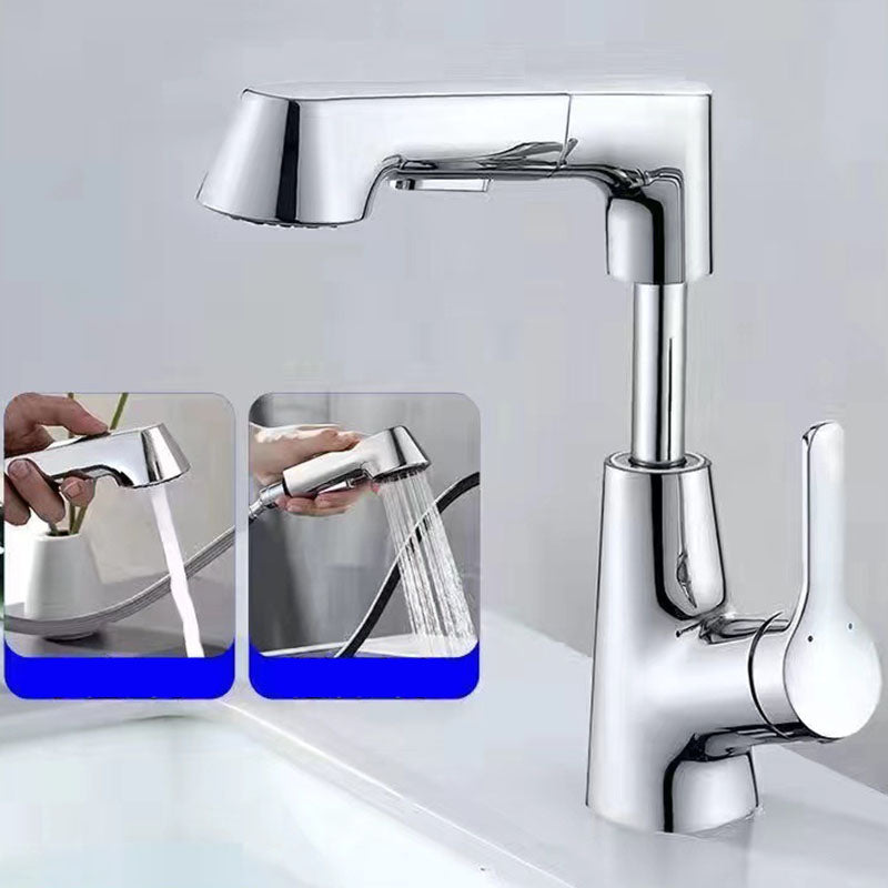 Contemporary Style Faucets Centerset Lever Handles Faucets for Bathroom