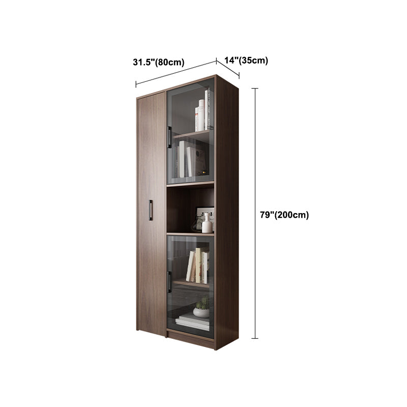 78.74"H Bookcase Contemporary Style Bookshelf for Office Study Room