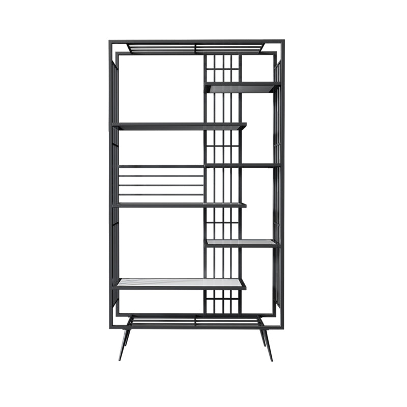 Glam Metal Bookshelf Etagere Shelf Bookcase for Study Room 70.9" H X 11.8" W