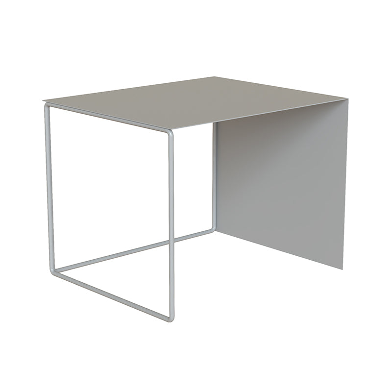 Mid-Century Modern Metal Frame Rectangular Single Coffee Table