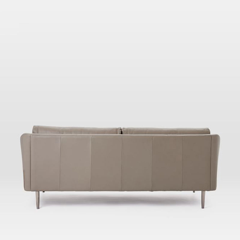 Contemporary Fabric Standard Sofa Sloped Arm Cushions Settee