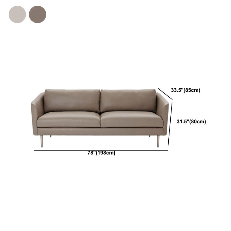 Contemporary Fabric Standard Sofa Sloped Arm Cushions Settee