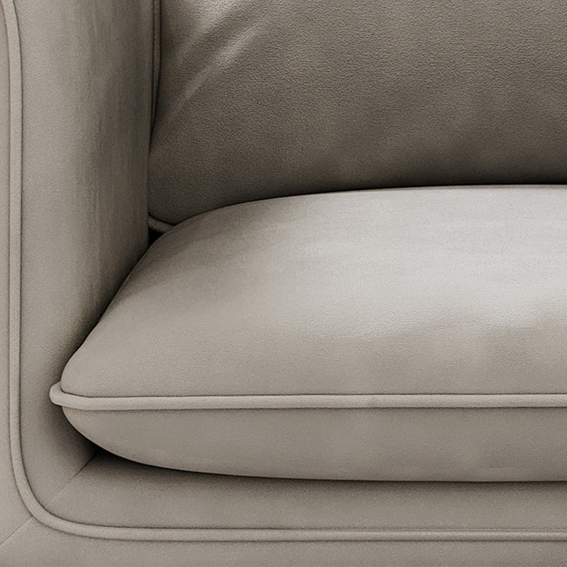 35.43" High Velvet Armless Chair Solid Wood Frame Chair for Living Room